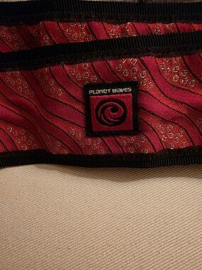 Red Patterned Guitar/ Mandoline Strap